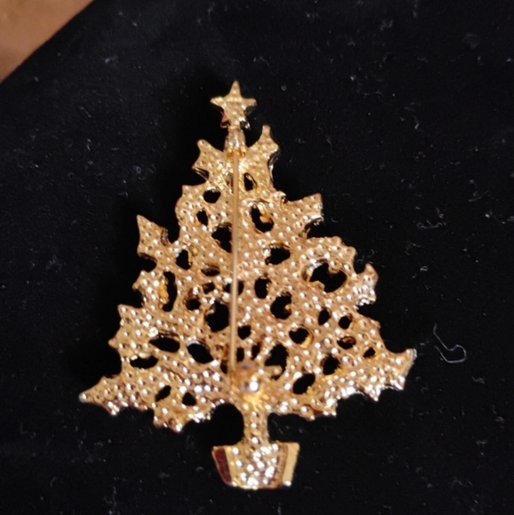Christmas Tree Brooch Multicolor - Picture 4 of 7